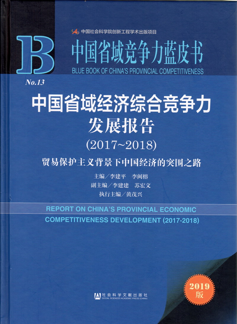 男人鸡捅女人屁网站中国省域经济综合竞争力发展报告（2017-2018）